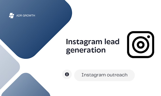 Gig Preview - Do instagram lead generation and email outreach