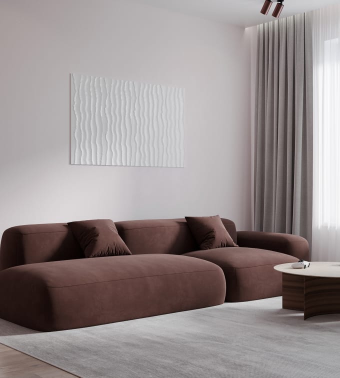 Bestseller - create 3d renderings of an unusual living room