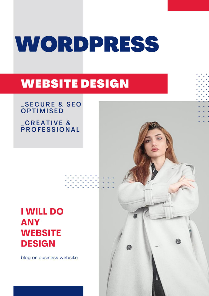 Gig Preview - Do any wordpress website design, blog or business website