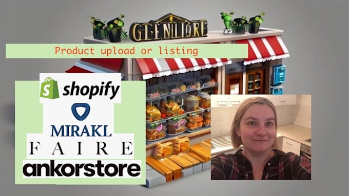 Gig Preview - Upload your products shopify mirakl marketplace