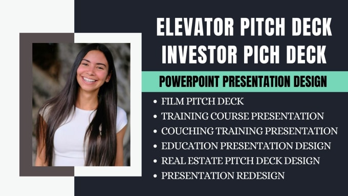 Gig Preview - Design pitch presentation, investor pitch deck, powerpoint presentation, keynote