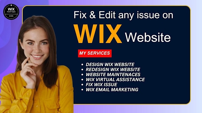 Gig Preview - Wix website redesign wix website design redesign wix website redesign wix