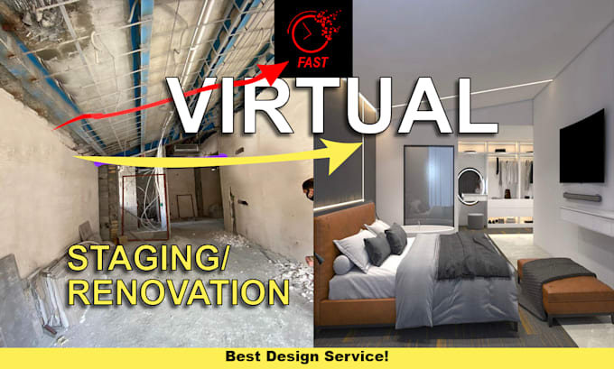 Gig Preview - Do virtual staging, virtual furniture, virtual renovation