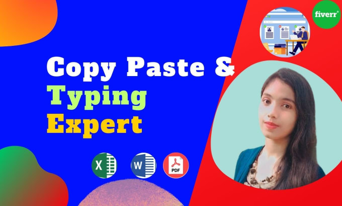 Gig Preview - Do copy paste, typing, and data entry as a virtual assistant