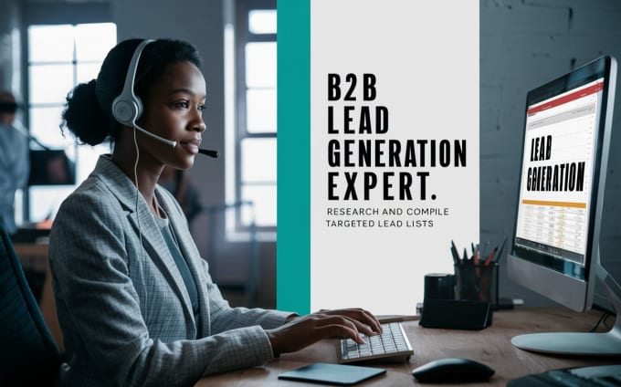 Bestseller - be your b2b lead generation expert generate qualified business leads