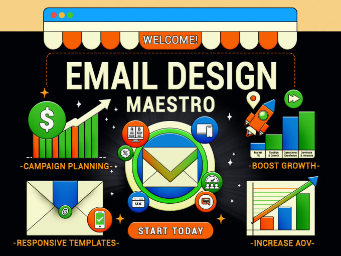 Gig Preview - Create email hero designs and responsive email templates