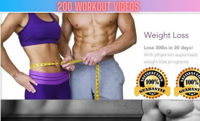 Gig Preview - Give you 200 workout videos 15 health ebook and 500 before after images