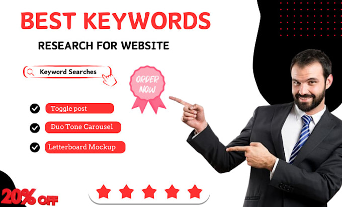 Bestseller - do the best ranking keywords researched for your website