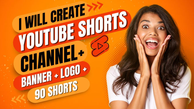 Gig Preview - Make youtube shorts channel and 90 shorts video for you