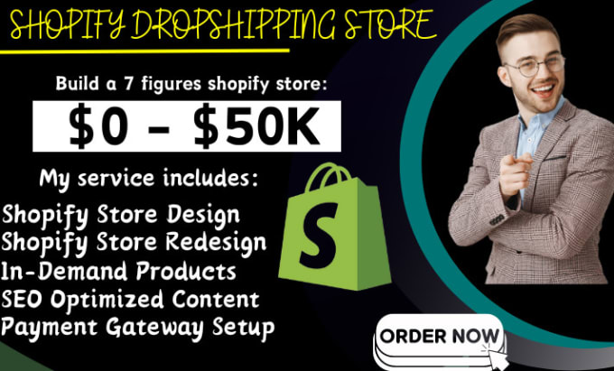 Gig Preview - Create shopify website design, 7 figure shopify dropshipping store, adult store