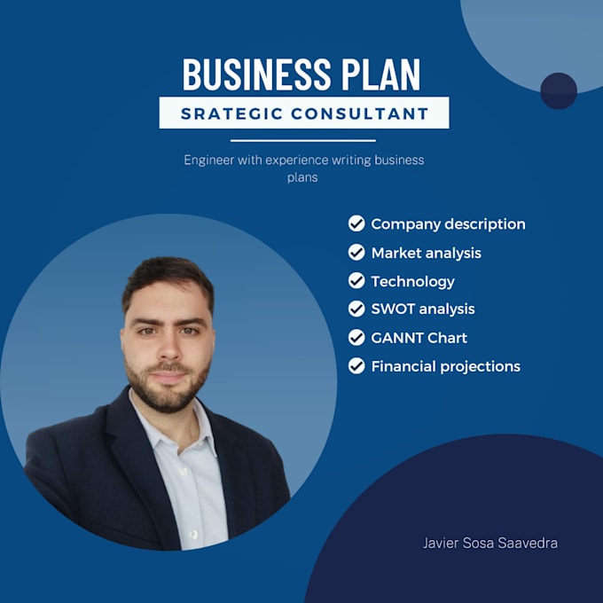 Gig Preview - Create a business plan for your startup