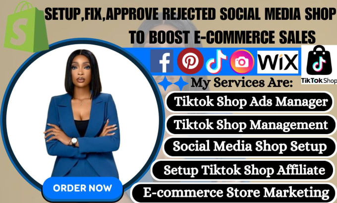 Gig Preview - Usa tiktok shop setup tik tok ads tiktok shop affiliate marketing tiktok shop va