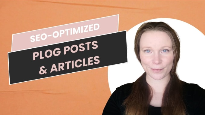 Gig Preview - Write SEO optimized blog posts and articles