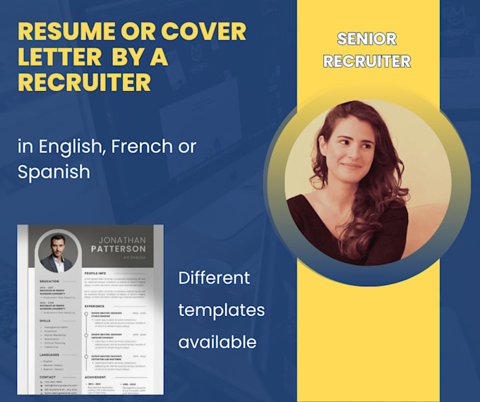 Bestseller - create a stellar resume in english, french or spanish