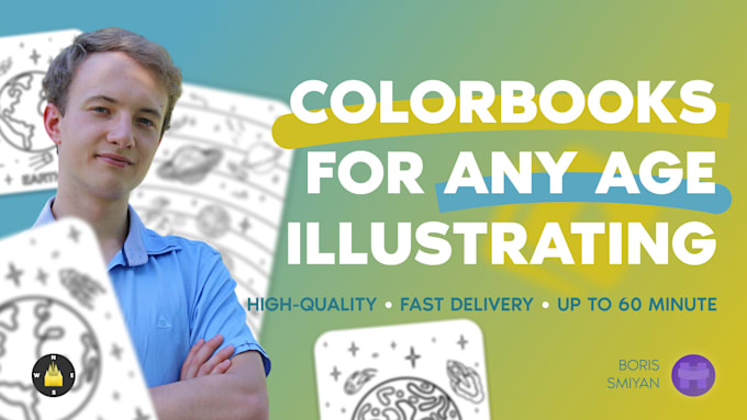 Gig Preview - Create custom coloring books ignite creativity for all ages