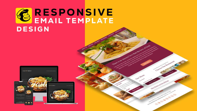 Gig Preview - Do responsive and editable mailchimp email template design in 12 hrs