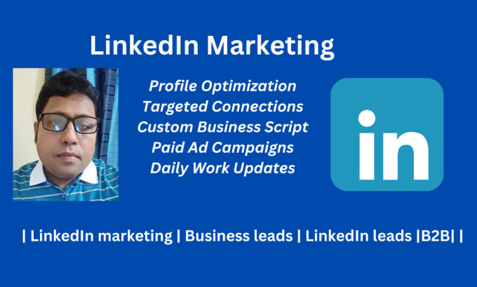 Gig Preview - Do linkedin marketing for you