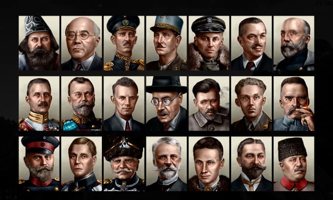 Gig Preview - Make hoi4 icons and portraits