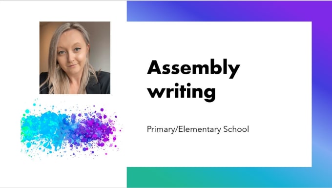 Gig Preview - Write a class or school assembly