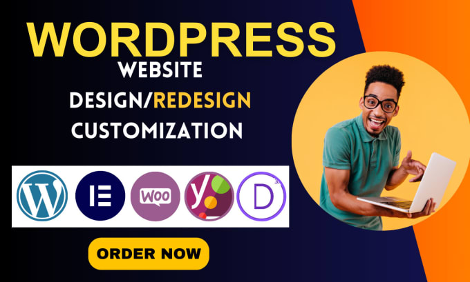 Gig Preview - Do wordpress website development and design,redesign