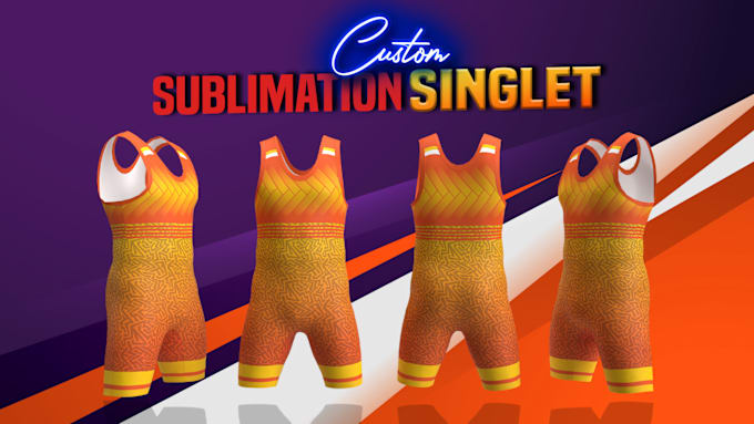 Gig Preview - Wrestling singlet freestyle singlet and uww singlet print file and 3d modeling