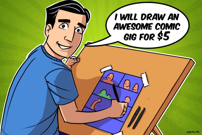 Bestseller - draw an amazing comic strip