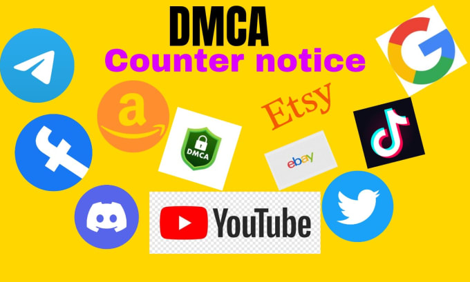 Gig Preview - Send dmca takedown notice google tiktok, onlyfans, facebook, reddit