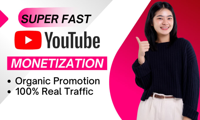 Bestseller - do super fast organic promotion for youtube  monetization