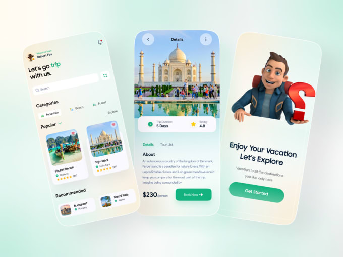 Gig Preview - Build ai travel booking app, trip planning app, hotel booking app, ai flight app