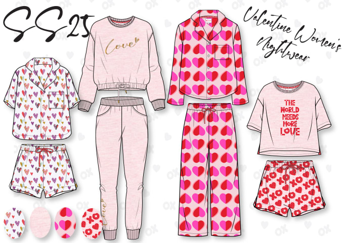 Gig Preview - Create commercial nightwear for womens and girls