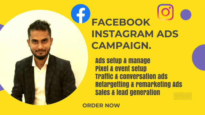 Gig Preview - Manage facebook and instagram ads campaign sales