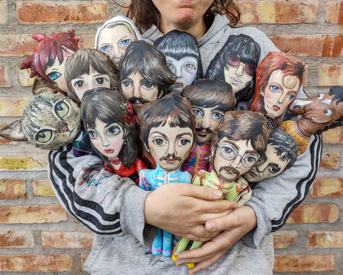 Gig Preview - Make a custom doll portrait of your favorite character