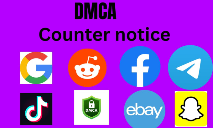 Gig Preview - Send dmca takedown notice to copyright infringement, urls tiktok, reddit