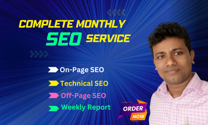 Gig Preview - Provide complete monthly SEO service