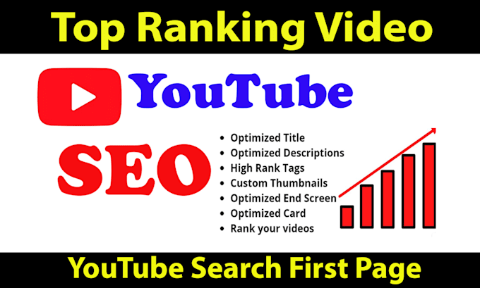 Gig Preview - Do youtube video SEO service top ranking expert