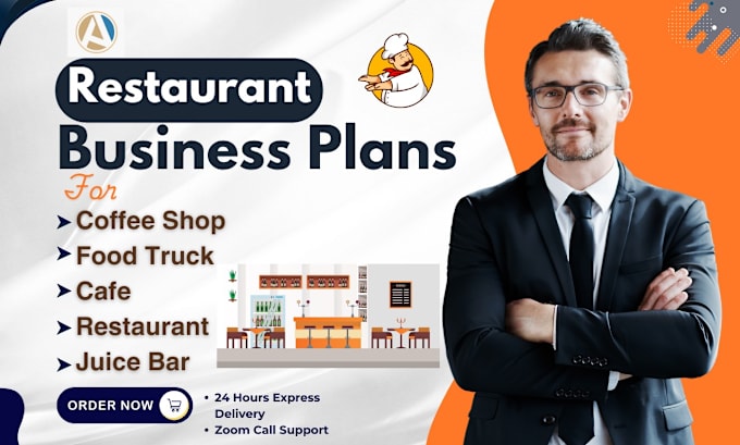 Gig Preview - Prepare restaurant coffee shop cafe food truck business plan and pitch deck