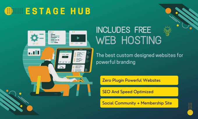 Bestseller - design or redesign estage website or hub