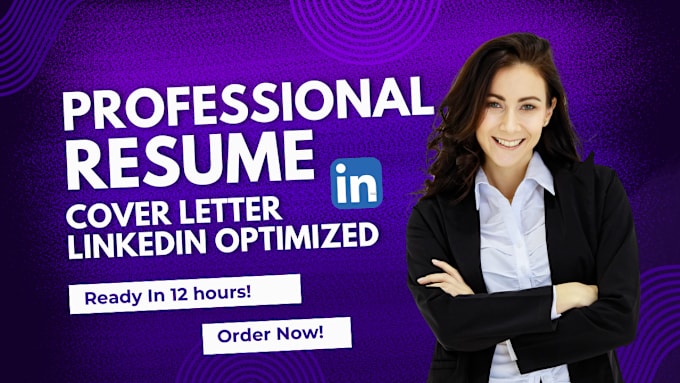 Bestseller - do professional resume writing, CV, cover letter and linkedin