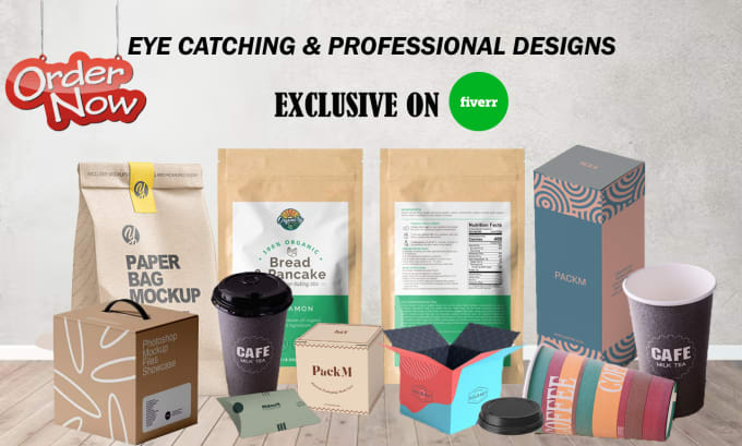 Gig Preview - Customized your brand with modern product labeling