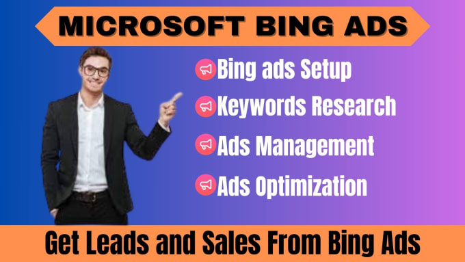 Gig Preview - Setup and manage your microsoft ads and bing ads campaign