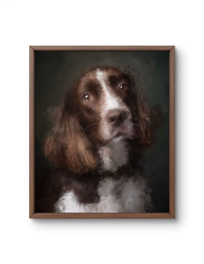 Gig Preview - Paint your pet portrait in digital oil painting style