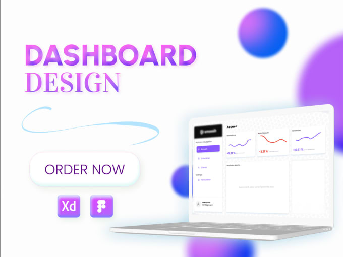 Gig Preview - Design premium dashboard UI UX with figma