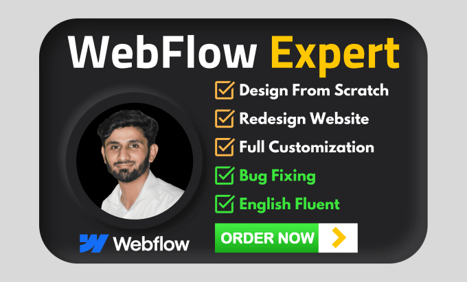 Gig Preview - Design and redesign your webflow website