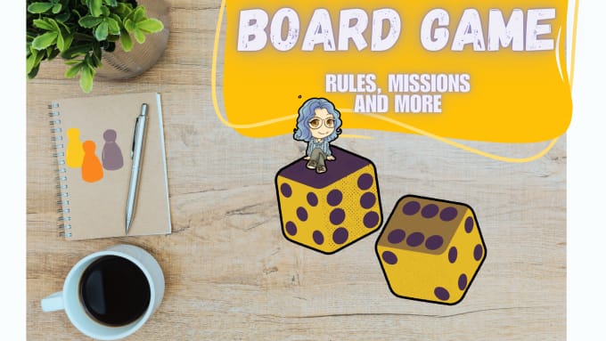 Gig Preview - Do narrative design and write content for your board game