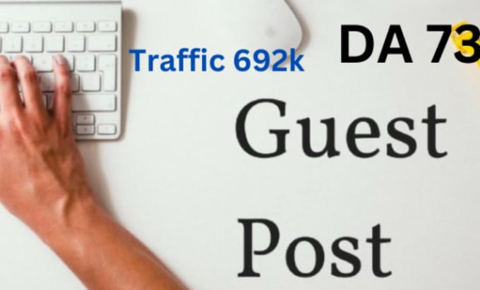 Gig Preview - Do guest posts on newsbreak seo website da 73 dofollow backlinks traffic 692k