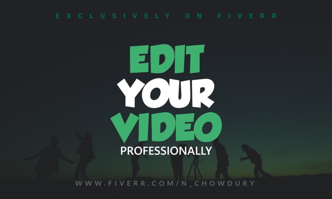 Gig Preview - Do professional video editing within hours