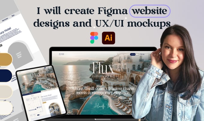 Gig Preview - Create figma website designs and UI UX mockups