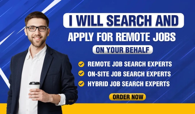 Bestseller - do job search and apply 100 remote or onsite jobs for you