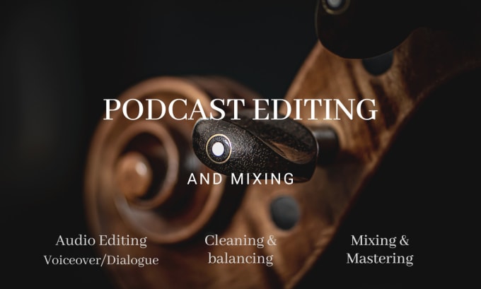 Gig Preview - Professionally edit and mix your podcast