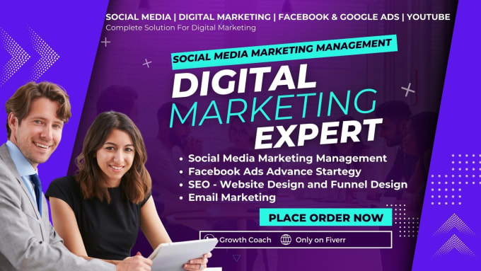 Gig Preview - Serve professional digital marketing services as virtual assistant and manager